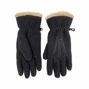 Women's Basic Addition Fleece Gloves: BLACK