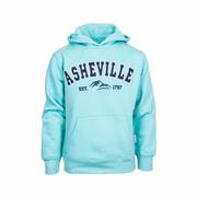 Kids' Asheville Mountains Tackle Twill Hoodie: CHALKY_MINT