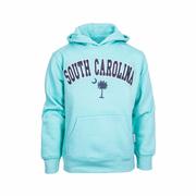 Kids' South Carolina Palmetto Moon Tackle Twill Hoodie: CHALKY_MINT