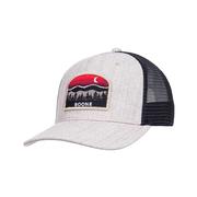 Boone Mountains Roadie Trucker Hat: HTR_TAN