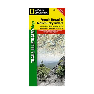 National Geographic Nolichucky/French Broad Map