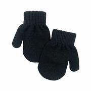 Toddler Magic Knit Mittens: BLK