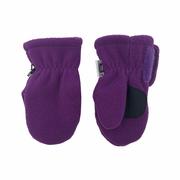 Kids' EZ-On Fleece Mittens: PURPLE