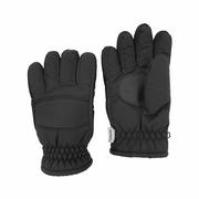 Kids' Arctic Edge Insulated Ski Gloves: BLK_BLK