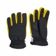 Kids' Arctic Edge Insulated Ski Gloves: BLK_CANARY
