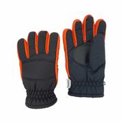 Kids' Arctic Edge Insulated Ski Gloves: BLK_ORANGE