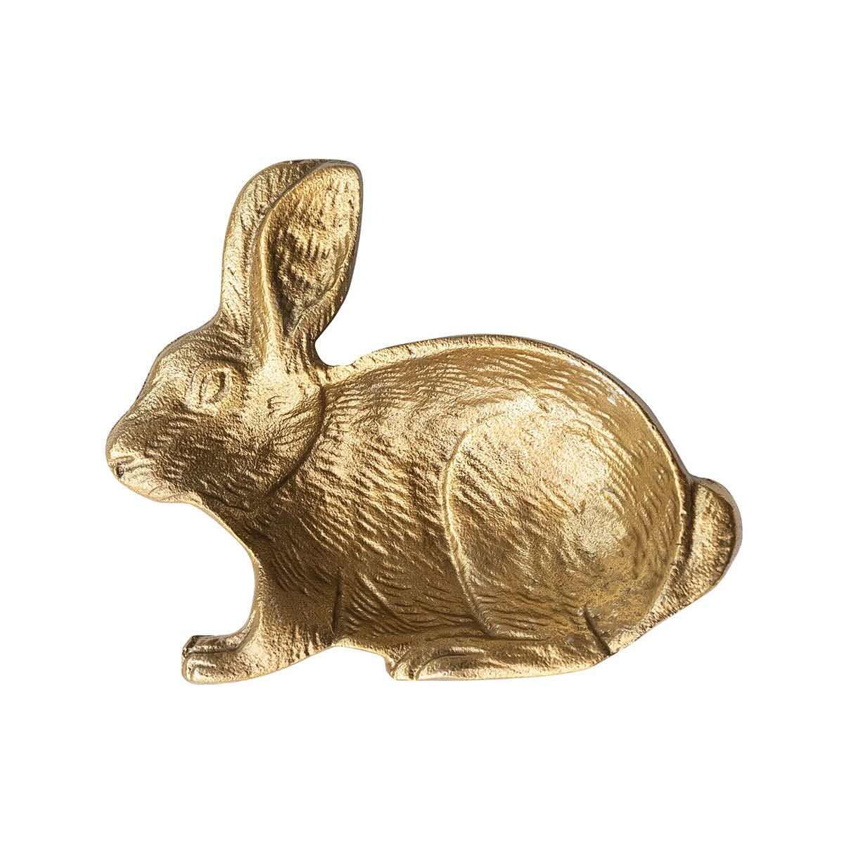 Cast Aluminum Rabbit Dish