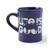 Life Is Good Lab Diner Mug: BLUE
