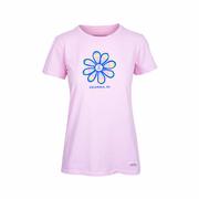 Women's Columbia SC Rainbow Daisy Short Sleeve Crusher T-Shirt: SEASHELL_PINK