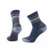 Women's Hike Light Cushion Zig Zag Valley Mid Crew Socks: ALPINE_BLUE