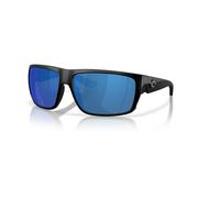 Fly Line 580P Sunglasses - Polarized Plastic: MATTE_BLK2BLUE_MIRR