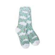 Women's Cozy Crew Socks: 75955_CLOUD_AQUA_CFT