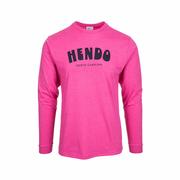Hendersonville Classic Destination Long Sleeve T-Shirt: HTR_RASPBERRY
