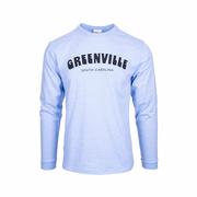 Greenville Classic Destination Long Sleeve T-Shirt: COLUMBIA_BLUE