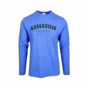 Greenville Classic Destination Long Sleeve T-Shirt: HTR_ROYAL