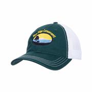 Blue Ridge Conservancy Trucker Hat: DKGRN_WHITE