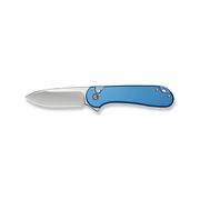 Elementum II Flipper Knife: SATIN2BLUE_ALUMINUM