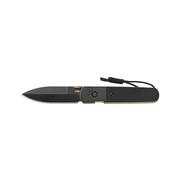 Locust Spear Point Folding Knife: BLACK