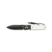 Locust Spear Point Folding Knife: WHITE