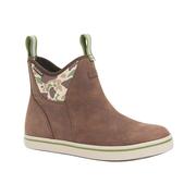 Men's Leather 6-inch Ankle Deck Boot: BROWN_DUCKCAMO