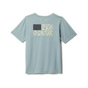 Boys' PFG Flag Short Sleeve Graphic T-Shirt: CRUSHED_BLUE