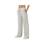 Women's Halo Essential Wideleg Pants: ECRU_HEATHER