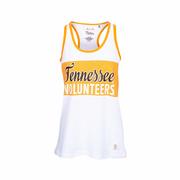 Women's University of Tennessee Tracy Mesh Sleevless Tank Top: WHITE