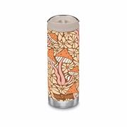 TKWide Insulated Twist Cap Water Bottle - 16 Ounce: MUSHROOM_FLORAL