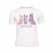 Toddler Neigh Short Sleeve T-Shirt: SOFT_BEIGE