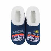 Women's Simply Pairable Snoozies Slippers: MOUNT_MTNS_CALL