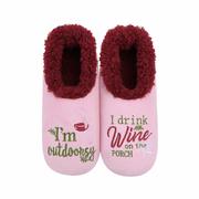 Women's Simply Pairable Snoozies Slippers: OUTDOOR_WINE