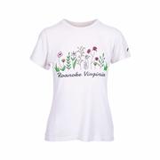 Women's Roanoke Intramural Flower Field Short Sleeve T-Shirt: HTR_CANVAS