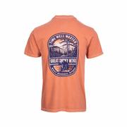 Great Smoky Mountains Time Well Wasted Short Sleeve T-Shirt: ORANGE