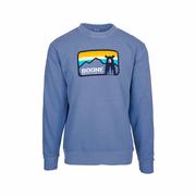 Boone Bear Crewneck Sweatshirt: PIGMENT_SLATE_BLUE