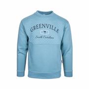 Greenville Palmetto Moon Quilted Crew Sweatshirt: ARTIC