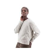 Women's Elsa V-Neck Sweater: EGRET_1064