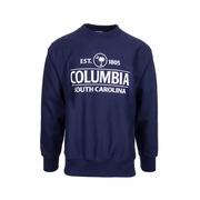 Columbia Palm Moon Cross Grain Crew Sweatshirt: NAVY