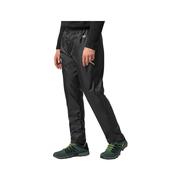 Mac in a Sac Full Zip Waterproof Packable Overtrouser Rain Pants: BLACK