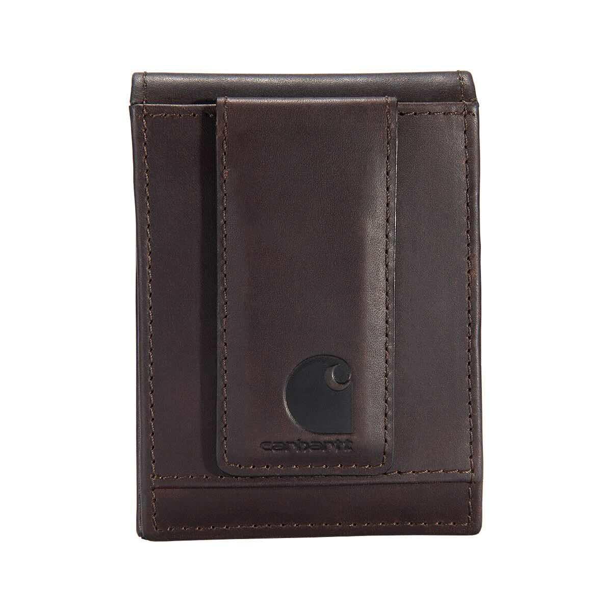 (取寄) カーハート オイル タン レザー フロント ポケット ウォレット Carhartt Oil Tan Leather Front Pocket Wallet Brown Oil Tan Front Pocket Wallet