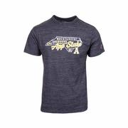 Appalachian State Block A Short Sleeve T-Shirt: VARSITY_SLATE