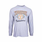University of Tennessee Scholastic Laurels Long Sleeve T-Shirt: HEATHER_GREY