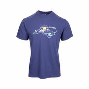 Mountain Strong Helene Recovery Milestone Short Sleeve T-Shirt: BLUE