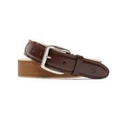 Waxed Canvas Belt: TAN,BROWN