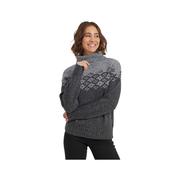 Women's Mandari Mock Neck Sweater: CHARCOAL_135