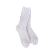 Women's Ragg Feather Crew Socks: 599_LILAC