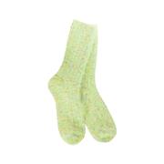 Women's Ragg Feather Crew Socks: 777_LEMON_LIME