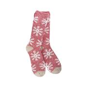 Women's Cozy Crew Socks: 692_SNOWFLAKES