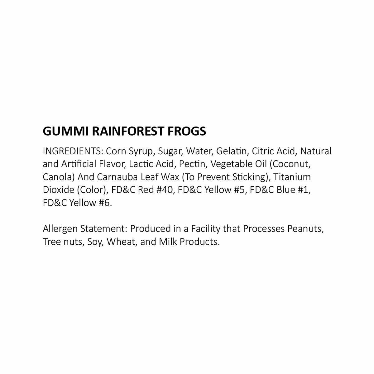 Mast General Store  Rainforest Frogs Gummy Candy - 1 LB.
