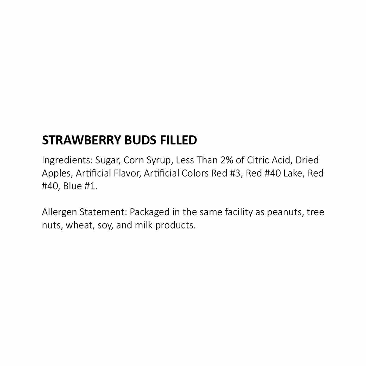 Filled Strawberry Buttons - Bulk Bag