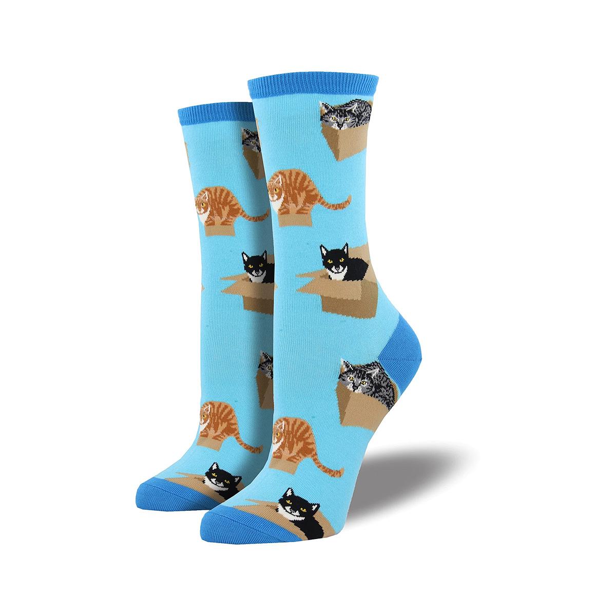 Women's Cat In A Box Socks